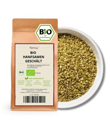 1kg organic hemp seeds peeled and unroasted - hemp seeds are ideal as a topping in cereals and in salads