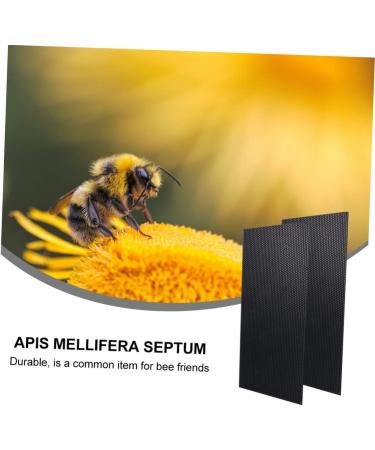 GANAZONO 6 Pcs Nest Foundation Beeswax Honey Frame Foundation Honeycomb Beekeeping Equipment Waxed Hive Deep Black 42.5X21.4CM - Buy Online on GoSupps.com