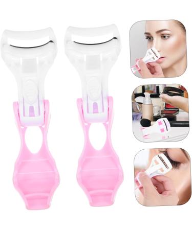 minkissy 2 Sets Portable Eyelash Curler Mascara Eyelash Curler Eyelash Kits Makeup Lashes Curler Mini Eyelash Curler Handy Eyelash Clips Eyelash Curler Kit Pink Cosmetic Travel Makeup Set - Buy Online on GoSupps.com