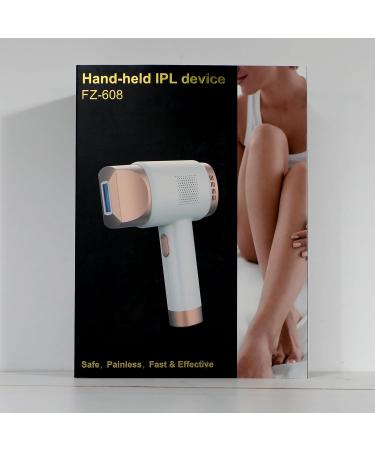 AMINZER IPL Hair Removal Device - 9 Energy Levels - 3 Functions - 999,900 Light Pulses - Permanent Painless Laser Hair Removal for Men and Women - Face, Armpits, Legs, Body - C-White - Buy Online on GoSupps.com