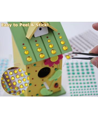 KraftGenius Allstarco 10mm SS48 Purple Amethyst Self Adhesive Acrylic Rhinestones - 250PCS Stick On Body Jewels for DIY Crafts - 5 Sheets - Buy Online on GoSupps.com