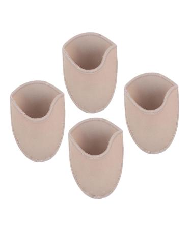 2 Pairs Toe Protector Toe Pointe Protector Ballet Toe Cushion Ballet Shoes Covers Toe Pads Toe Wrapped Protector Cushion Shoes Inserts for Women Relief Forefoot Pad Knitted Fabric
