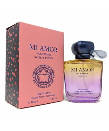 META-BOSEM Valentine &Mi Amor 2 Piece Set for Women Eau de Parfum Natural Spray | Floral and Jasmine Notes | Seductive and Fresh Fragrance | Casual and Formal Wear 3.4 Fluid Ounce/100 Ml Each - Buy Online on GoSupps.com