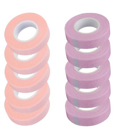 10 Rolls Tape Eyelash Extension Breadable Eyelash Insulation Tape Micropore Eyelashes ADHESIVE TAPE EYELASH Extension Tools eyelash extension Accessories Tape Medical Tap
