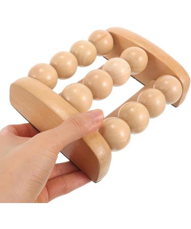 Iplusmile Wooden Massage Ball Scooter | Portable Deep Tissue Massager for Plantar Fasciitis Neck & Muscle Pain Relief - Buy Online on GoSupps.com