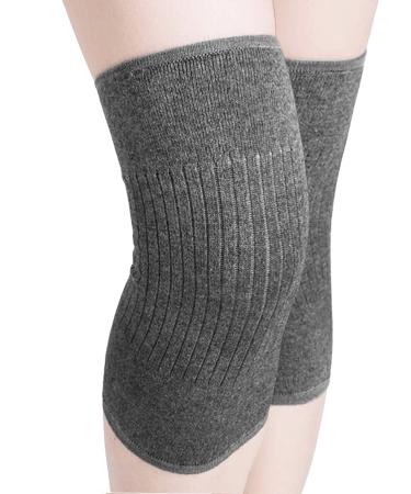Kashmir elastic knee tandage therapy knee warmer knee arthritis joint pain relief warmth knee pad thermal protector thermo knee orthoses warm cold knees knee knee cuff for women and men L 60kg-85kg gray - Buy Online on GoSupps.com