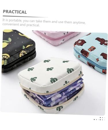 Buy Lurrose 8-Piece Storage Bags for Women's Bandages Napkins Lipstick & Travel Accessories - Durable Oxford Fabric Wallet for Girls - Buy Online on GoSupps.com