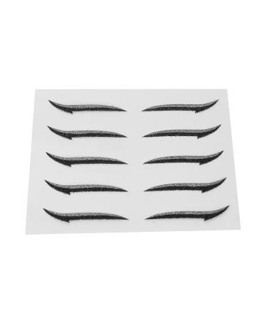Silver Glitter Winged Eyeliner Stickers - Waterproof & Self Adhesive for Women's Makeup at Weddings & Parties - Buy Online on GoSupps.com
