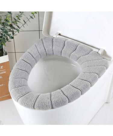 Clarmonde Luxury Toilet Seat Cover Cushion Pads - Super Warm 5-Pack (Random Color) - Buy Online on GoSupps.com