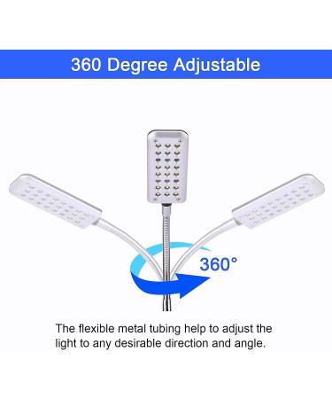 Clip-on Aquarium Light with White and Blue LEDs - Small Fish Tank Lighting 1.5w - Buy Online on GoSupps.com