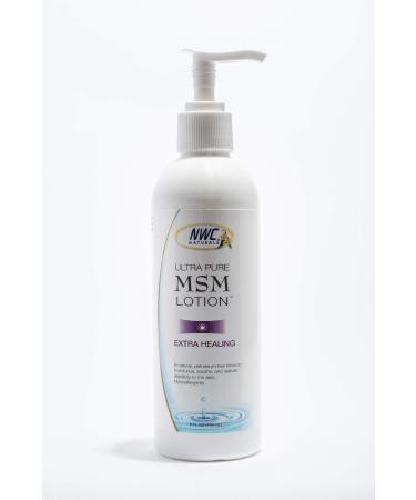UltraPure MSM Lotion All Natural Hypoallergenic ExtraHealing Nourishing Body Lotion by 8 Fl Oz (8XLMSM) 8 Fl Oz (Pack of 1)