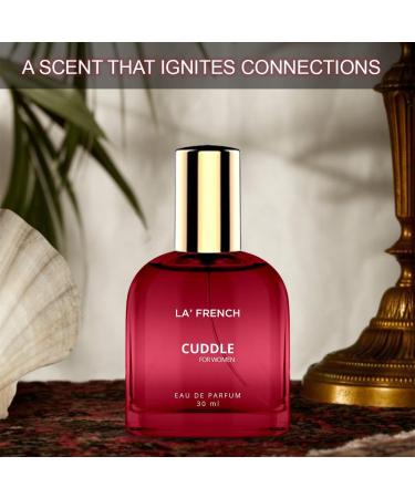 L.a Fr.ench Cuddle Perfume Scent For Women 30 ml | Premium Luxury | Long Lasting | Eau De Parfum | Signature Scent | Date night fragrance | Ideal gift for Women - Buy Online on GoSupps.com