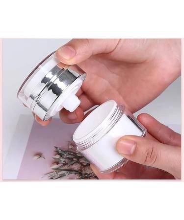 Portable White Emulsion Pump Container - Travel Size Vacuum Bottle for Toiletries & Cosmetics - Buy Online on GoSupps.com