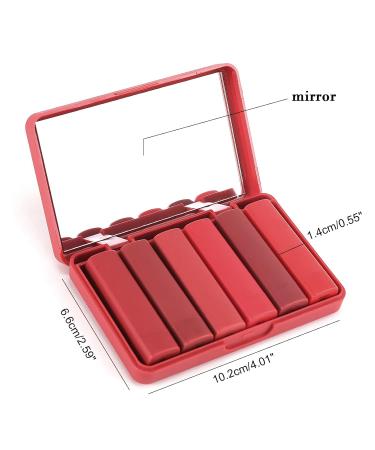 BOOBEES Lipstick & Lip Gloss Set - 6 Colors Long-Lasting Waterproof Makeup Gift for Women - Buy Online on GoSupps.com