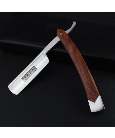 Premium Redwood Handle Razor Set for Beginners & Barbers - Perfect Shave Case Included - Buy Online on GoSupps.com