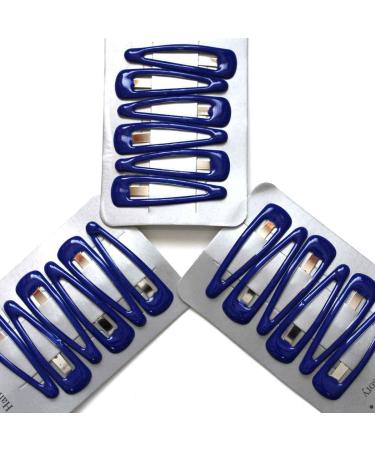 Arranview Jewellery 18 royal blue hair clips slides snaps sleepies bendies