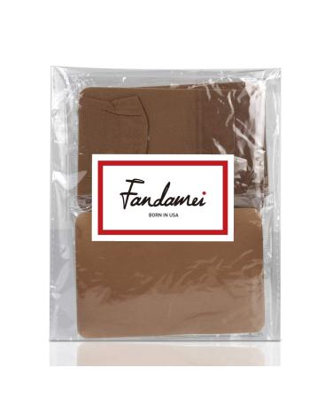 Fandamei 6-Piece Wig Caps Set - Breathable Nylon Elastic Hair Network Caps in Dark Brown for Comfortable Wig Wear - Buy Online on GoSupps.com