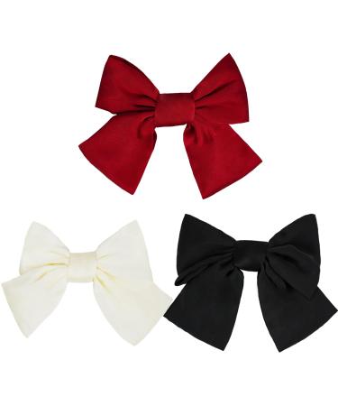 Acwoo Satin Loop Hair Clip - 90s Inspired Hair Loops for Girls & Women | Perfect for Halloween Christmas Parties & Evening Events - Buy Online on GoSupps.com