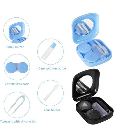 2-Piece Portable Contact Lens Container Set | Travel Accessories for Home & On-the-Go | Perfect for International Shipping - Buy Online on GoSupps.com
