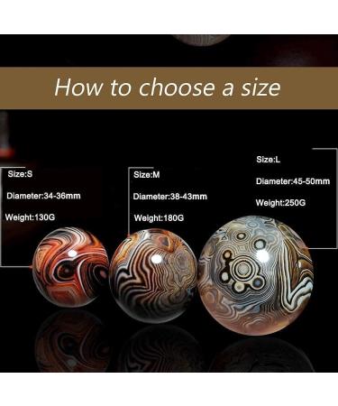 Umiup Adult Handball - Natural Agate Jade Fitness & Stress Relief Ball for Meditation and Exercise - Buy Online on GoSupps.com