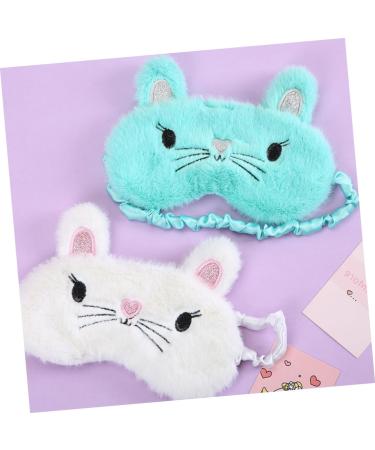 FOMIYES 2pcs Contoured Eye Mask - Comfortable Sleep Mask Night Eyeshade for Restful Sleep - Optimal Eye Cover for Travel & Home - White - Buy Online on GoSupps.com