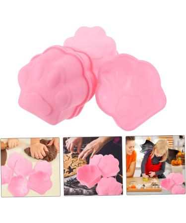 PRETYZOOM 6pcs Silicone Cake Mold Ice Cube Moulds Round Silicone Molds Cupcake Baking Cups Silicone Mini Cakes Chocolate Molds Animal Chocolate Mold Paw Non Stick Can Silica Gel - Buy Online on GoSupps.com
