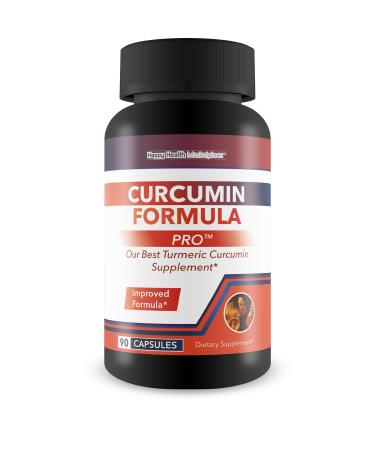 Curcumin Formula Pro - Our Best Turmeric Curcumin Ginger Supplement - High Absorption Turmeric with Black Pepper - Liposomal Turmeric Relief Factor Turmeric Supplement for Inflammatory Health