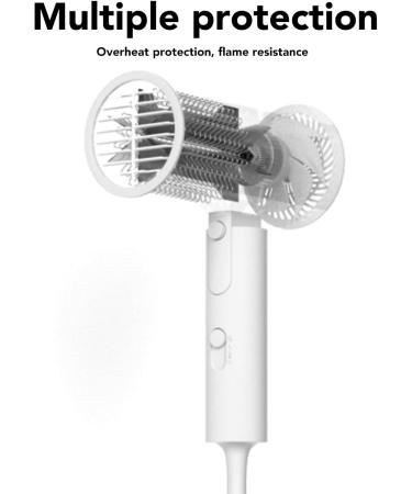 Foldable Hair Dryer Thermostat Control Ionic Hair Dryer for Home Travel (US Plug 110V) - Buy Online on GoSupps.com