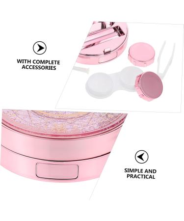 Shop Solustre Starry Heaven Glasses Case 3 Sets Travel Contact Lens Holder & Storage Container Pink PP Duplex Box - Buy Online on GoSupps.com