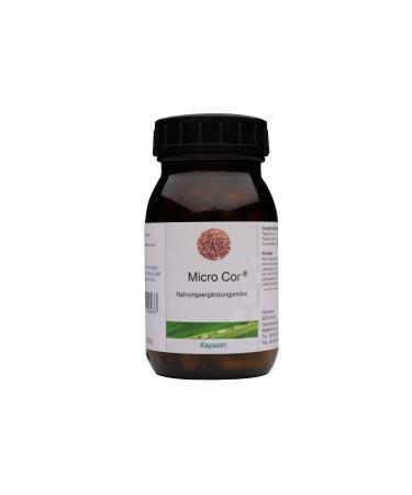 Micro Cor - red rice black garlic L-arginine - 100 capsules - Vegan -By Microflorana