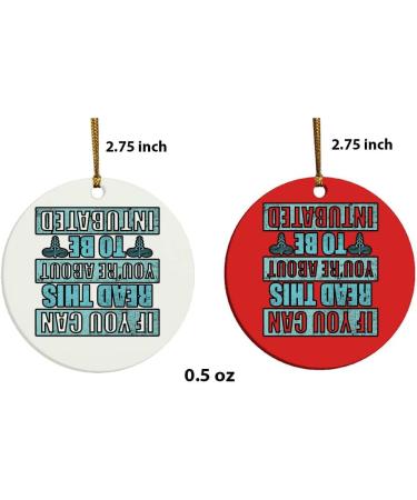RT Lung Week Intubation Christmas Ornament - Funny Respiratory Therapy Gift for Men and Women - Buy Online on GoSupps.com