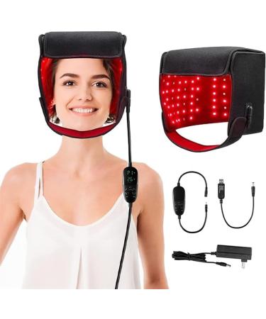 Light therapy hat 215 LEDs 660 Nm and 850 Nm LED therapy device hair loss treatment for thinner hair for hair loss promotes the quick re-growing of the hair care cap