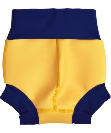Buy Splash About Happy Nappy Swim Nappy - Yellow & Navy 6-12 Months | International Shipping Available - Buy Online on GoSupps.com
