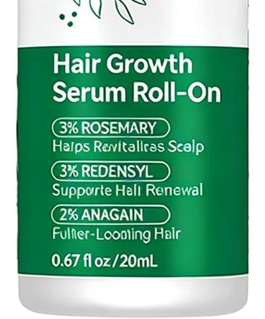 Hair Growth Serums RollOn Reduces Split Ends 20 ml Nourishing Oil The Scalp Oil Reducing Hair Loss Soft and Soothing Reduced Loss Thickness Volume H - Buy Online on GoSupps.com