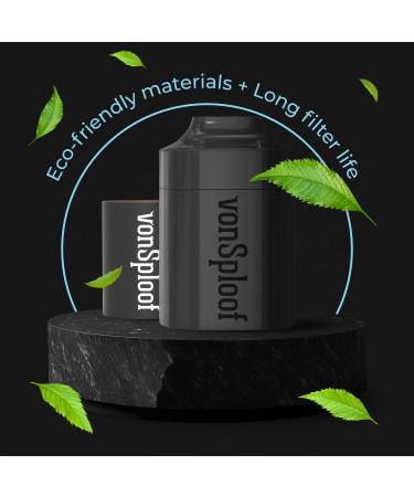 Personal Air Filter To Trap Smoke Sploof & Odor - Eliminate Smoke For Roommates Relatives and Buddy I Easy To Use & Long Lasting Replaceable Filter I Lasts up to 500+ uses Case + 1 Filter - Buy Online on GoSupps.com