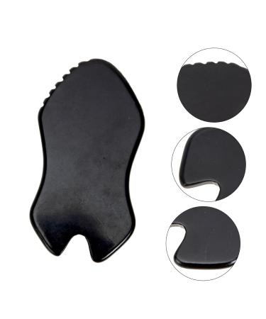 Beavorty Black Meteorite Gua Sha Facial Tool - Scraping Board & Neck Massage Tool for Glowing Skin - Buy Online on GoSupps.com