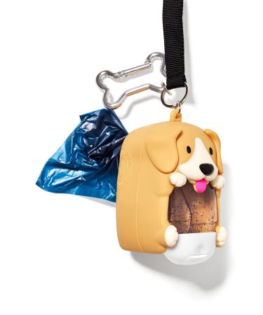 Doggie Bag and Hand Sanitizer Holder Compatible w/ Bath and Body Works Hand Sanitizer (Labrador)