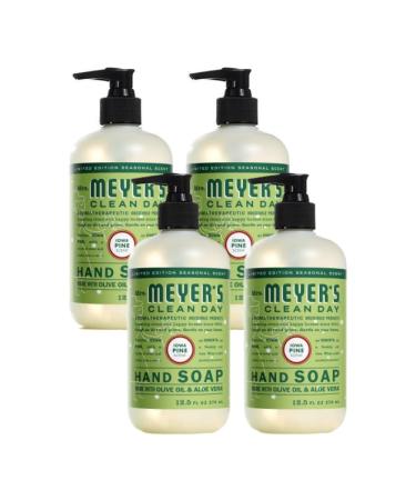 Mrs. MEYER'S CLEAN DAY Iowa Pine Liquid Hand Soap (Pack of 4) Pine 12.5 Fl Oz (Pack of 4)