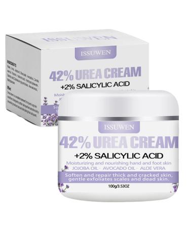 Cracked Feet Cream - Moisturizing Hand Cream 42%,With 3.5 oz Cream for Men That Remove Dead Skin from Foot Calluses