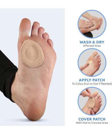 Comfort Zone Extra Thick Callus Remover - Effectively Removes Calluses, Protects Against Friction - 4 Count (Pack of 3) - Buy Online on GoSupps.com