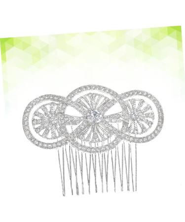 DOITOOL Tiara Rhinestone Hairpin Bridal Hair Comb Bridal Headdress Wedding Headpiece Bride European and American The Photo - Buy Online on GoSupps.com