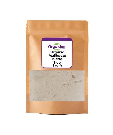 Organic Malthouse Bread Flour 1kg by Virgolden Organic