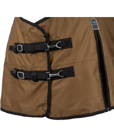 Equinate Rain Blanket Springfield Turnout Blanket 135cm - Fleece Lined Waterproof Bronze - Ideal for Horses - Buy Online on GoSupps.com