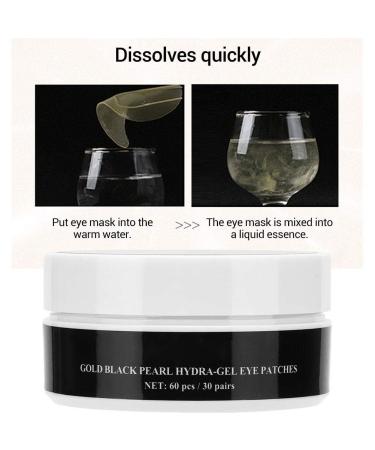 Shop Sonew 60 PCs Black Pearl Essence Eye Pads - Moisturize Reduce Fine Lines & Dark Circles Tighten Skin - International Shipping Available - Buy Online on GoSupps.com
