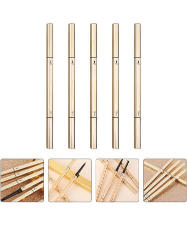 Sewroro 5pi ces Crayons Sourcils avec Brosse Lot de Outils de Maquillage Portables pour Dessiner les Sourcils Naturels - Buy Online on GoSupps.com