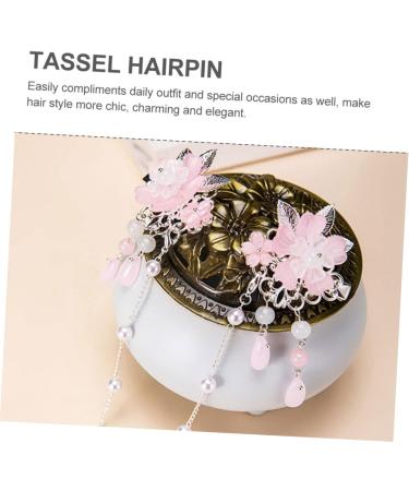 SKISUNO Children's Headgear Tassel Barrette Chinese Tassel Hair Clips Tassel Flower Hairpin Dangle Tassel Hair Clip Chinese Tassel Hairpin Tassel Flower Hair Clip Dangle Tassel Hairpin - Buy Online on GoSupps.com