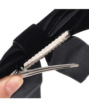 Ribbon Bowknot Decor Hair Pin Anti-slip Hair Clip Headband Scrunchy Ponytail Holder Women Girl Decorative Hair Accessory Pink - Buy Online on GoSupps.com