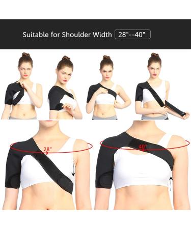 Compression Recovery Support Right Shoulder Brace | Arm Injury Prevention Stabilizer Sleeve for Rotator Cuff Pain Relief | Sports Protective Gear - Buy Online on GoSupps.com