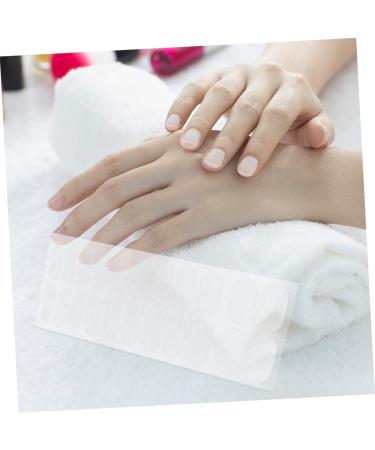 Mikinona 8 Sheets Nail Patch Nail Polish Stickers Toe Nail Wraps Nail Wrap Stickers Fingernail Stickers Gel Stickers for Nails Transparent Stickers Gel Pedicure Kit Double Sided Tape - Buy Online on GoSupps.com