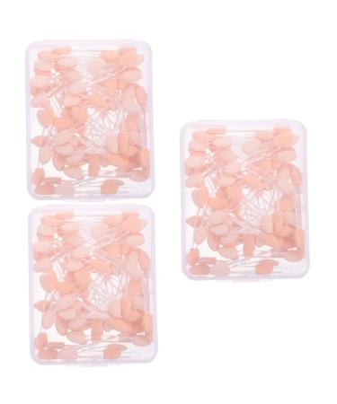 FOMIYES Sponge Applicator 150 pcs Ended Girls Eyeshadow Shadow Disposable Double-headed Dual-end Makeup Tool Portable Sides 6x1cmx3pcs As Shownx3pcs